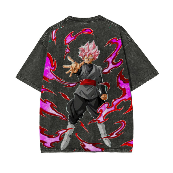 "GOKU BLACK ROSÈ" Vintage Oversized Tee