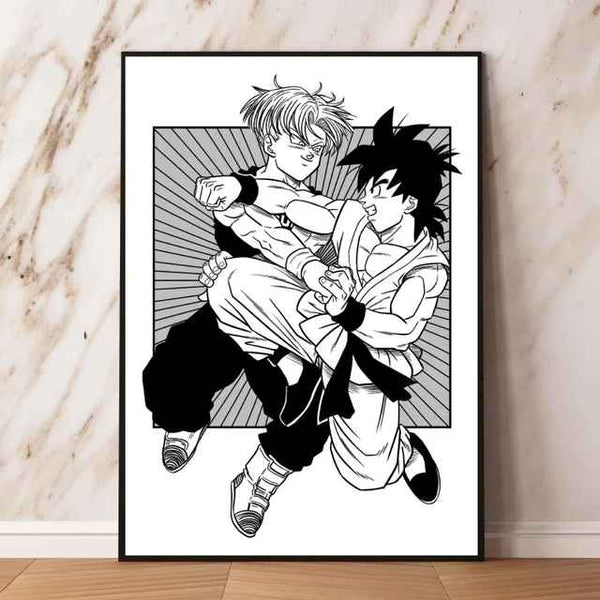 "GOTEN X TRUNKS" Canvas Wall Art