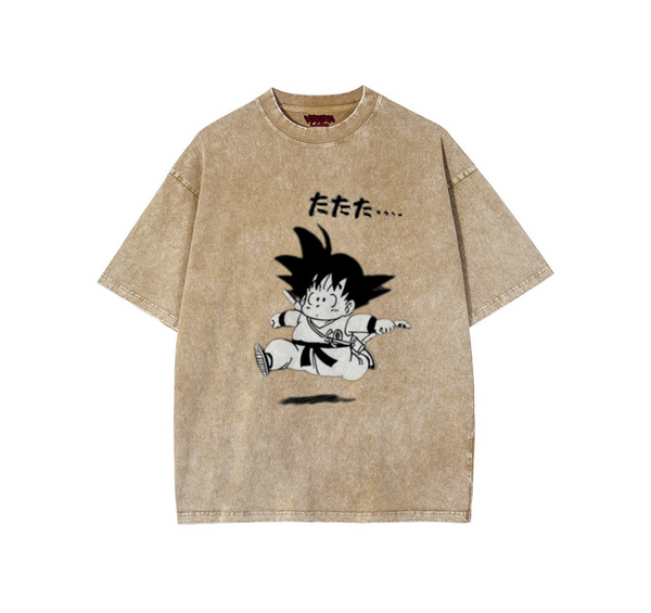 "BABY GOKU" Vintage Oversized Tee