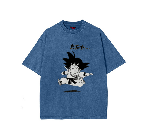 "BABY GOKU" Vintage Oversized Tee