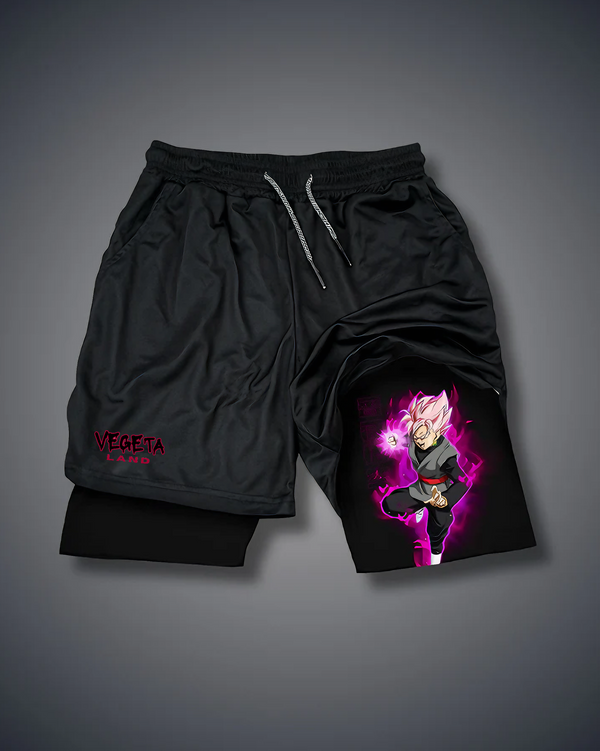 "Goku Black" Performance Shorts