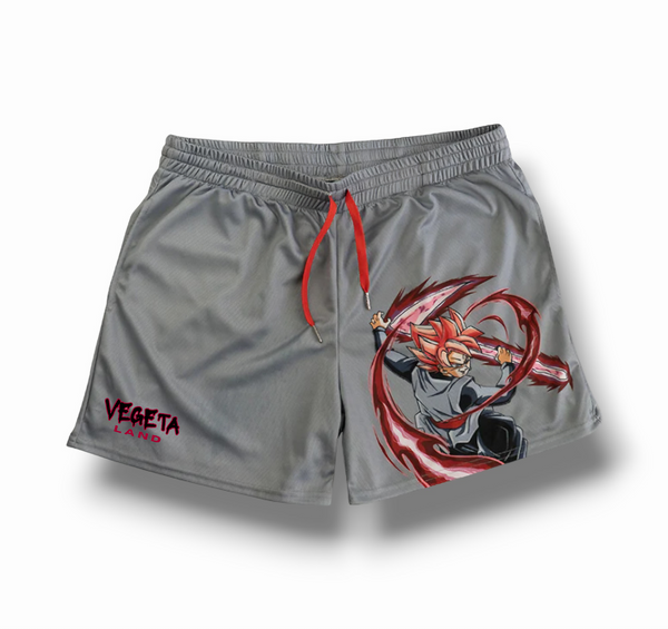 "GOKU BLACK" Grey Shorts