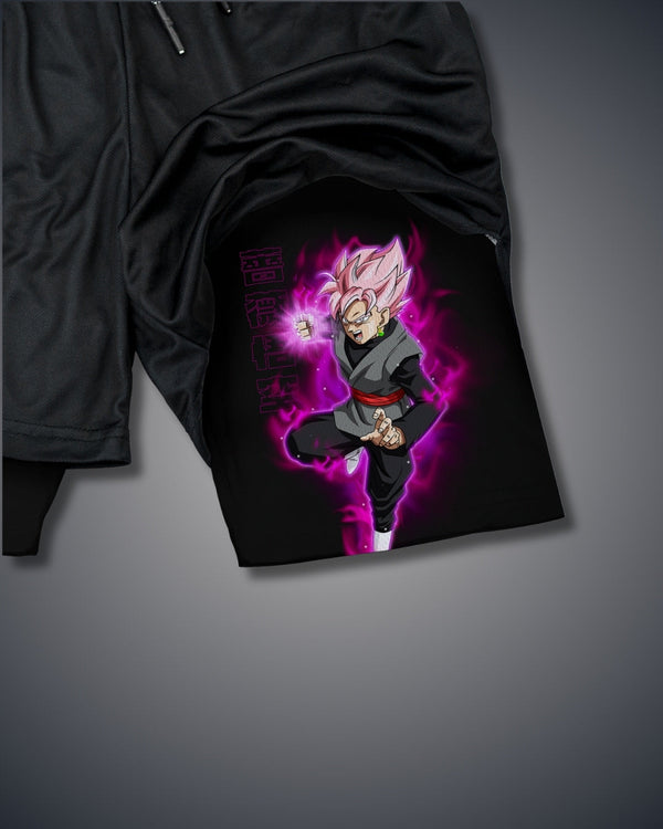 "Goku Black" Performance Shorts